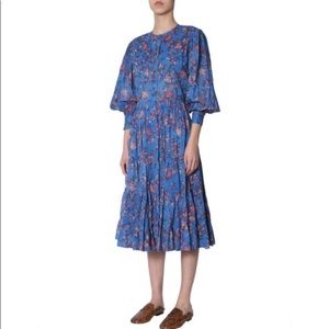 Isabel Marant Etoile Emi Floral Dress 36
